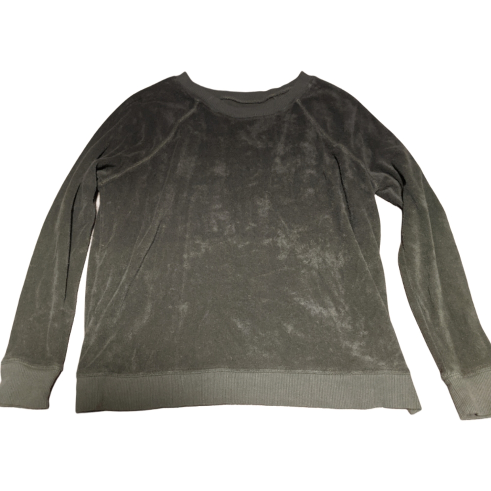 American Eagle Soft & Sexy Terry Ombre Crew Sweater